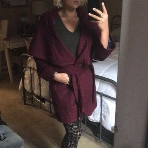 Plush Wrap Wool Coat